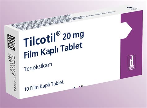 Deva İlaç Tilcotil 20 mg 10 Tablet