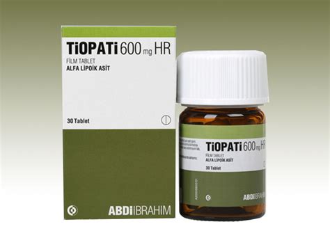 Abdi İbrahim İlaç Tiopati 600 mg 30 Tablet