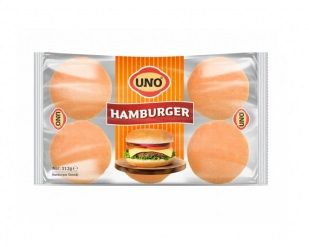 Uno Hamburger Ekmeği 312 Gr 6 Lı