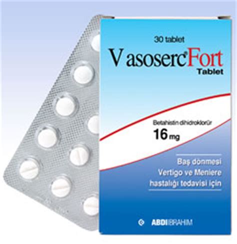 Abdi İbrahim İlaç Vasoserc 16 mg 30 Tablet