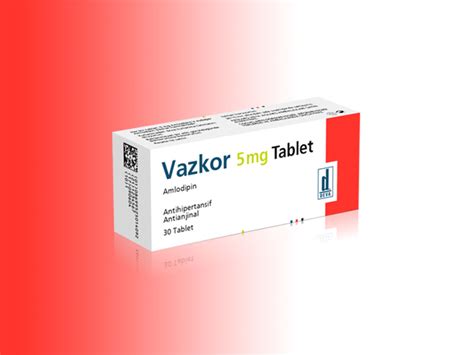 Deva İlaç Vazkor 5 mg 20 Tablet