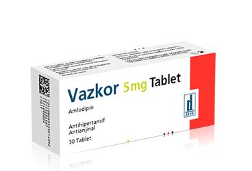 Deva İlaç Vazkor 5 mg 30 Tablet