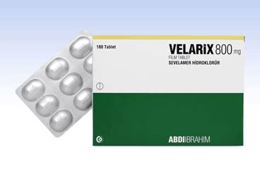Abdi İbrahim İlaç Velarix 800 mg 180 Tablet